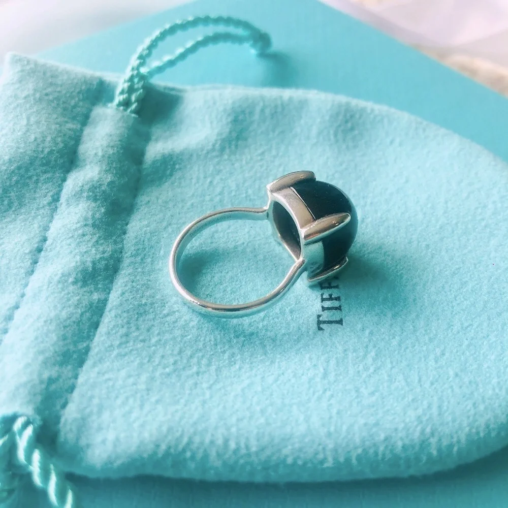 Tiffany & Co Paloma Picasso Sugar Stacks Black Onyx Ring